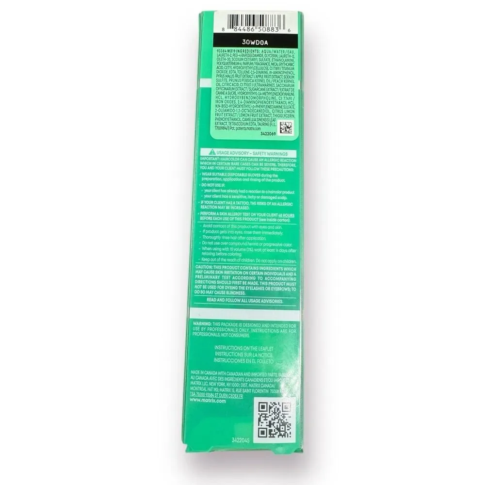 Matrix Tonal Control Pre-Bonded Acidic Gel-Cream Toners‎ 5NJ Jammin' Jade 3oz